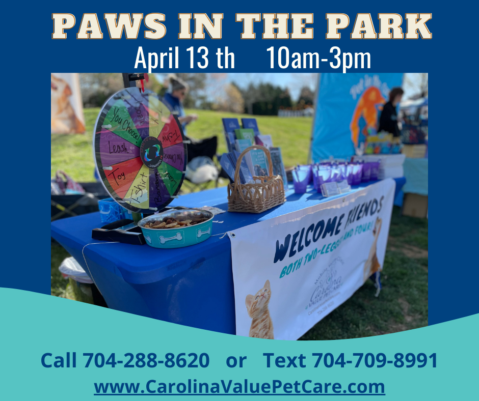 April 13th Paws in the Park